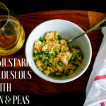 Honey Mustard Lemon Couscous with Chicken and Peas