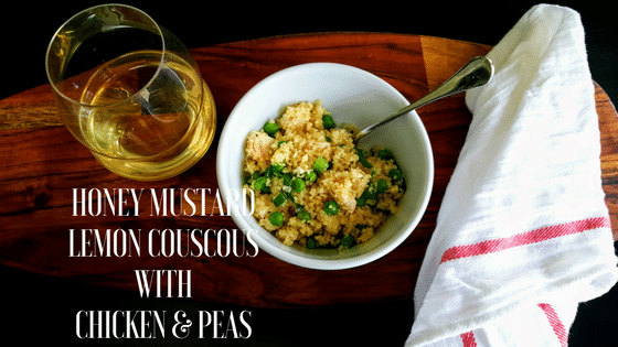 Honey Mustard Lemon Couscous with Chicken and Peas