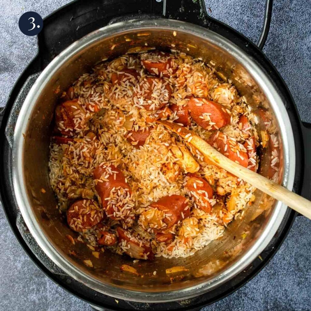 Instant Pot Cajun Chicken and Rice Mom's Dinner