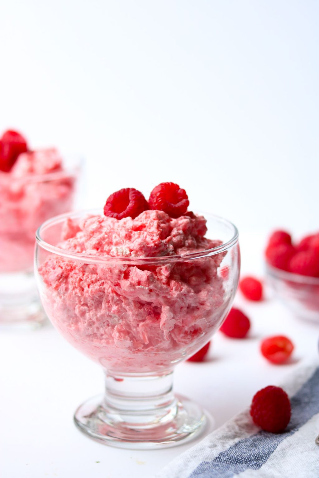 4 Ingredient Raspberry Jello Fluff Mom's Dinner