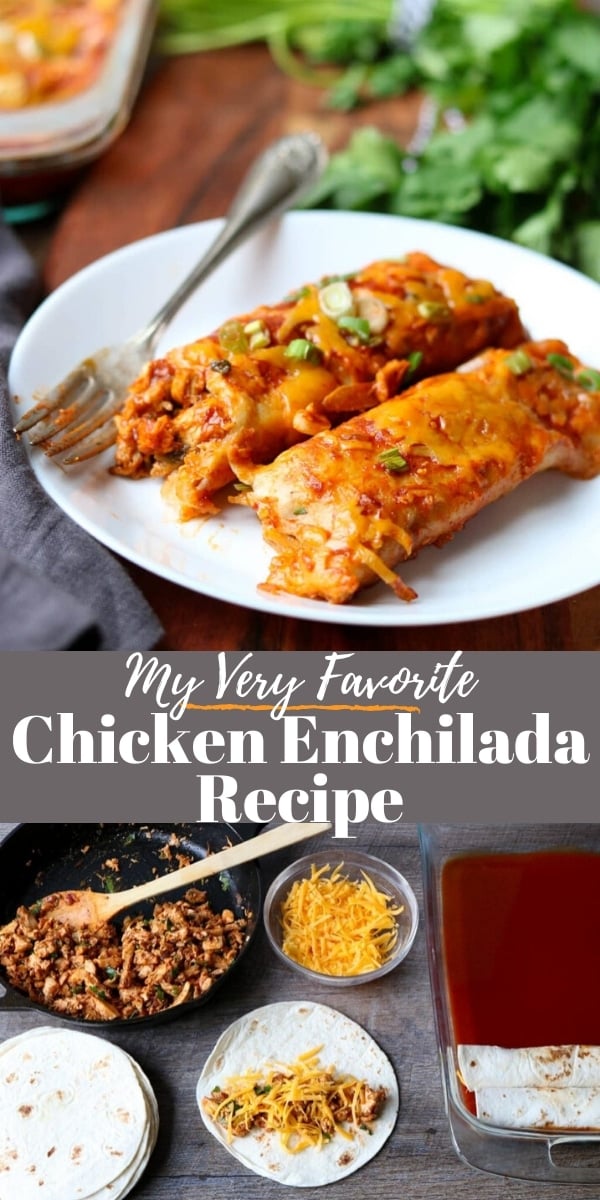 Our Favorite Chicken Enchilada Recipe - Mom's Dinner