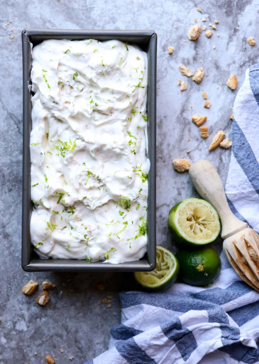 No Churn Cookies & Cream Key Lime Ice Cream Mom's Dinner