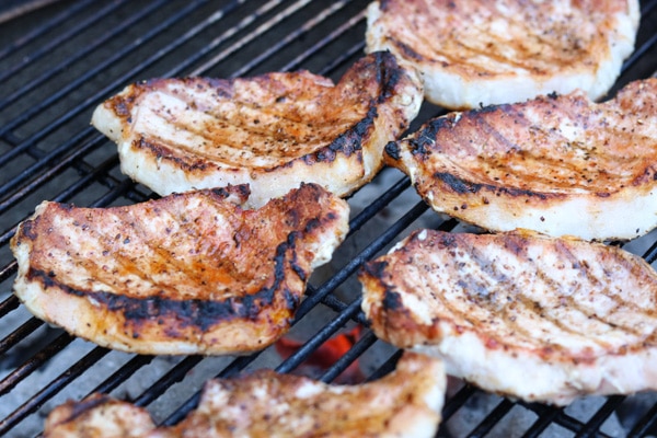 Pork Chops on the grill