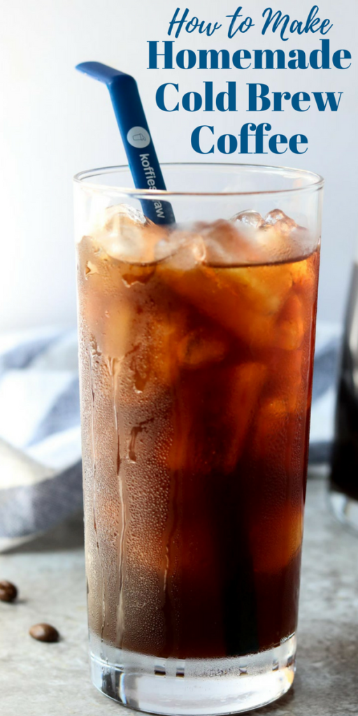 Homemade Cold Brew Coffee & Cold Brew Iced Lattes | Mom's Dinner