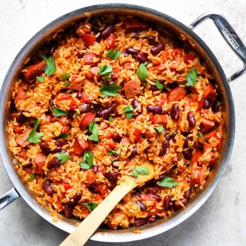 One Pot Cajun Rice and Beans - Butter Your Biscuit