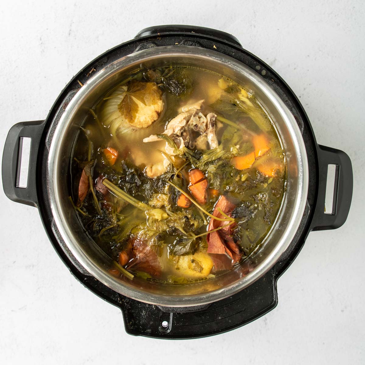 chicken stock made in the instant pot