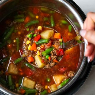 hamburger soup in the instant pot