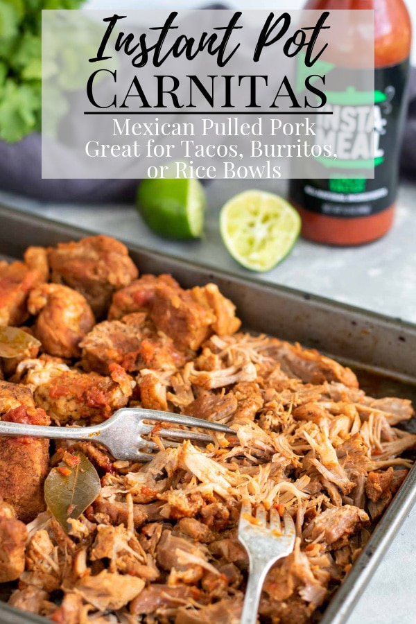 Instant Pot Carnitas Mexican Pulled Pork Pin Image