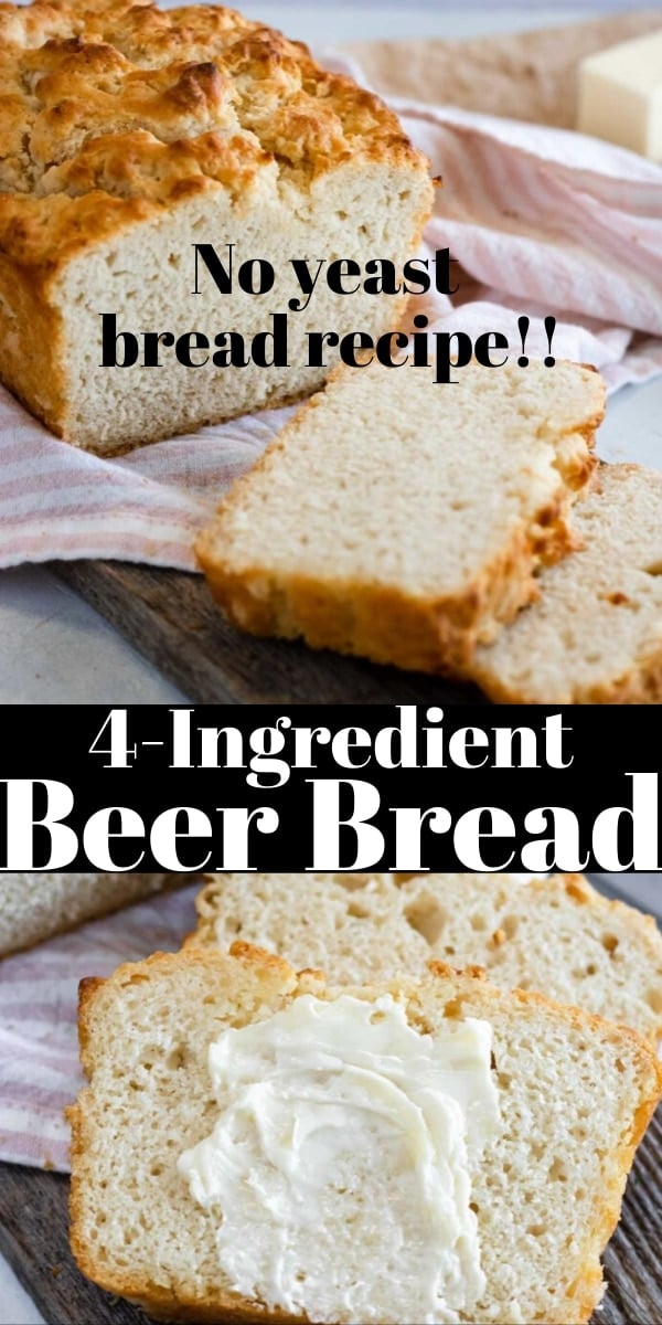4 Ingredient Beer Bread Mom's Dinner