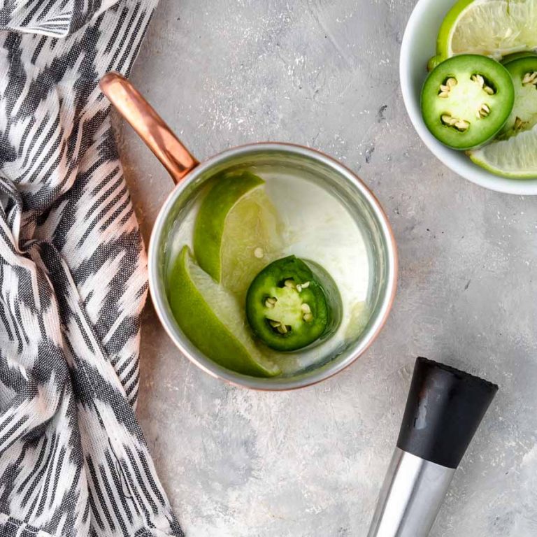 Spicy Tequila Moscow Mule aka Mexican Mule Mom's Dinner