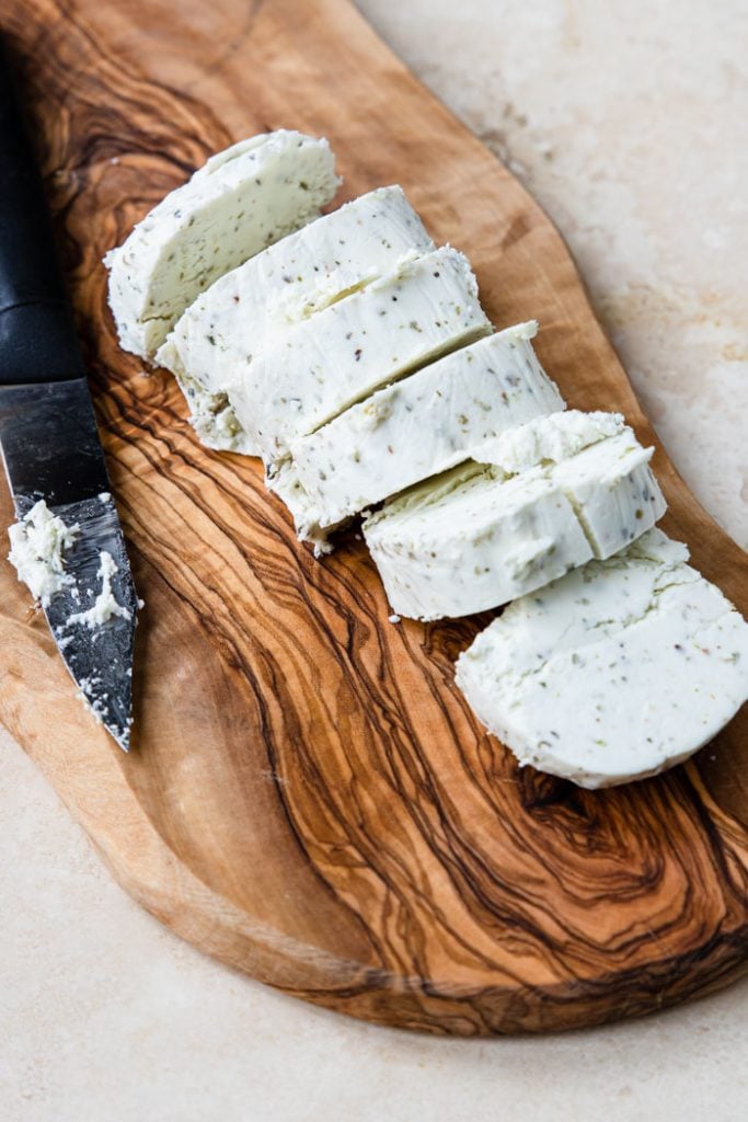 Goat Cheese cut into rounds