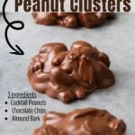 Pinterest image for peanut clusters with text overlay