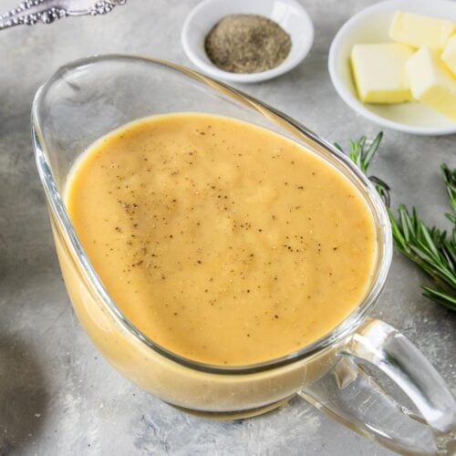 Super Flavorful Brown Gravy Recipe - no drippings needed!