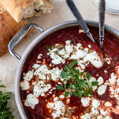 Baked Goat Cheese Chicken One pan dinner Mom's Dinner