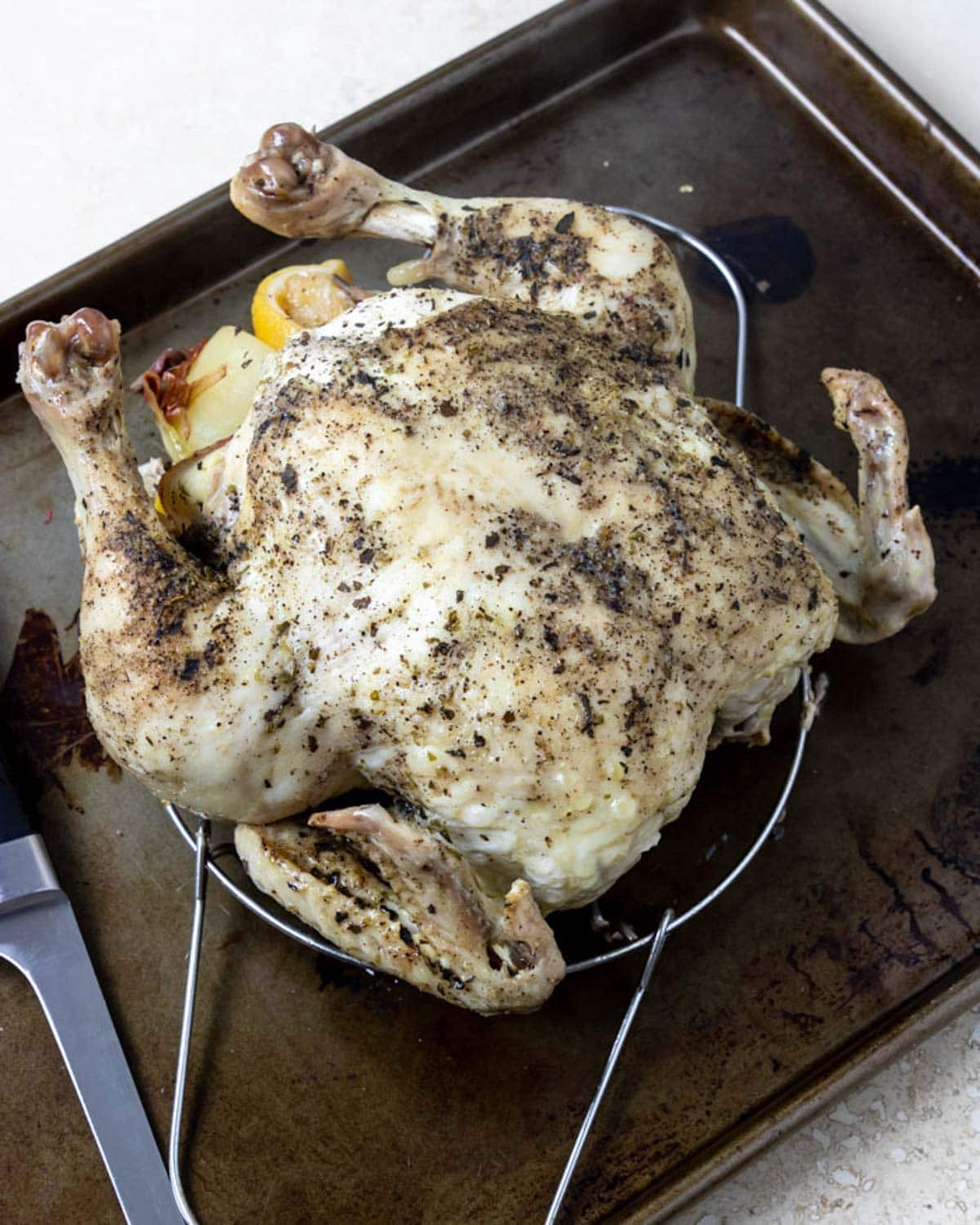 chicken that has been cooked in the Instant Pot