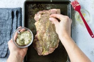 seasoning pork roast