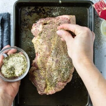 seasoning pork roast