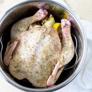 a whole chicken in an Instant Pot