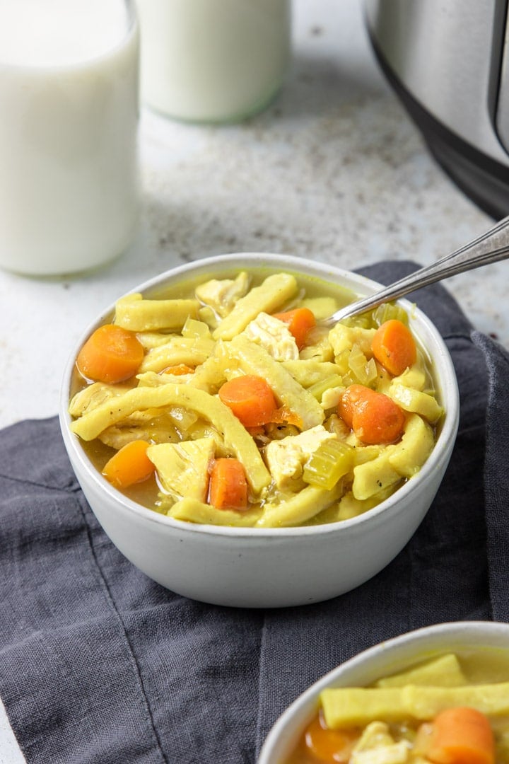 Incredibly Flavorful Easy Instant Pot Chicken Noodle Soup Mom's Dinner