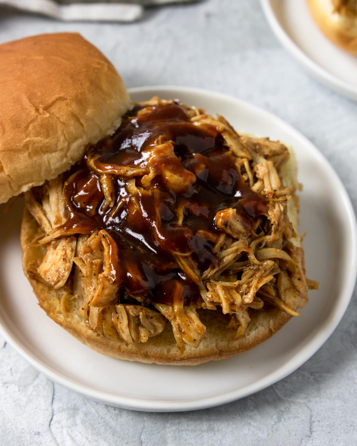 BBQ Shredded Chicken in the Instant Pot OR Crockpot