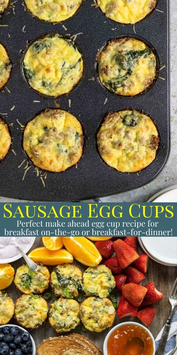 MakeAhead Sausage Egg Cups Mom's Dinner