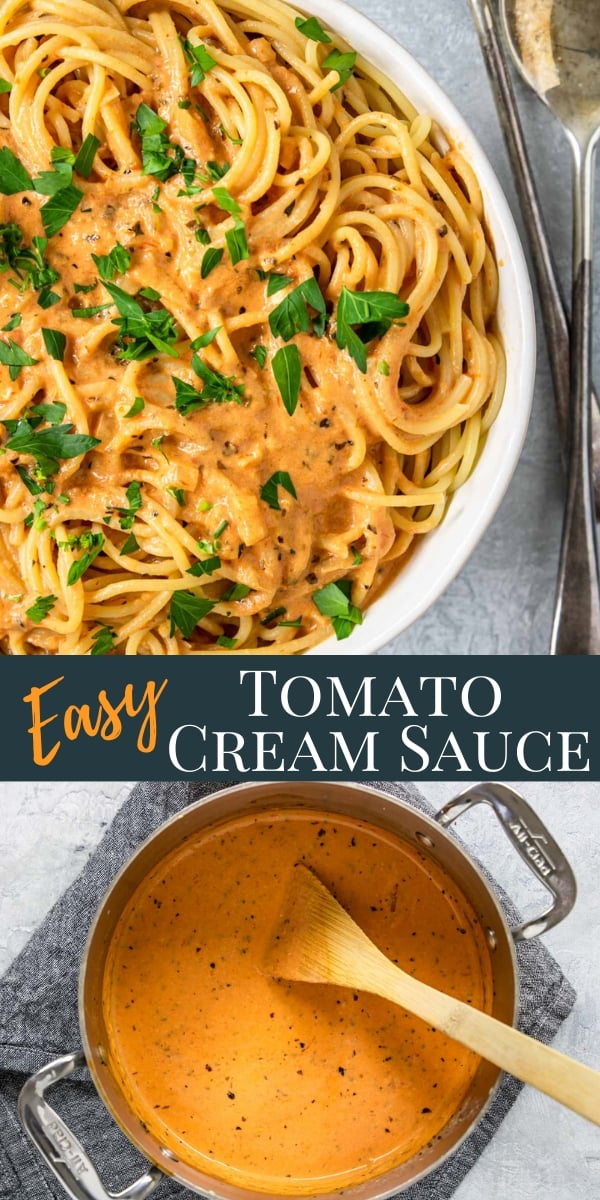 Easy Tomato Cream Sauce Use your favorite jarred sauce Mom's Dinner