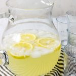 lemonade in a pitcher