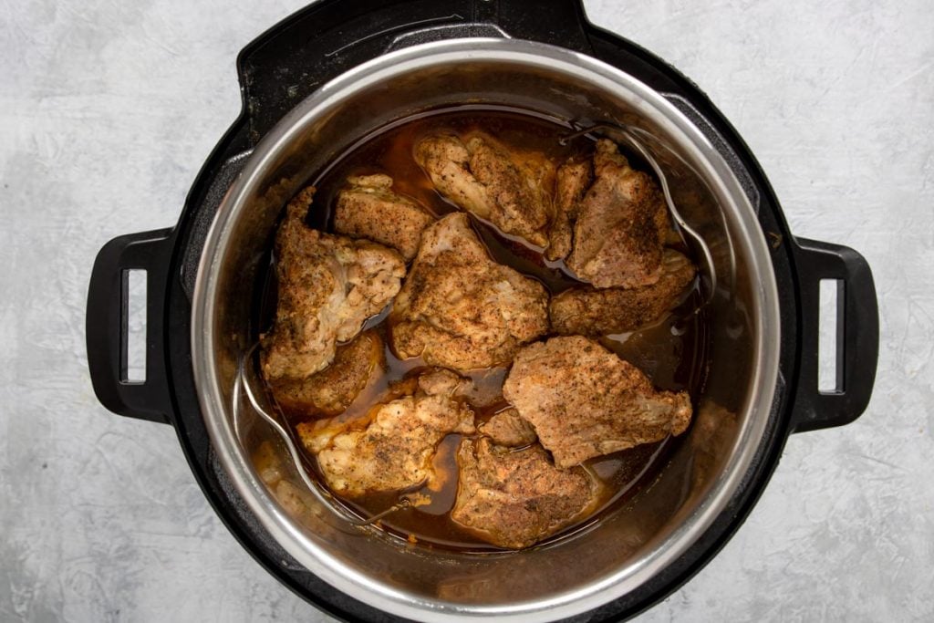 cooked pork shoulder in the instant pot