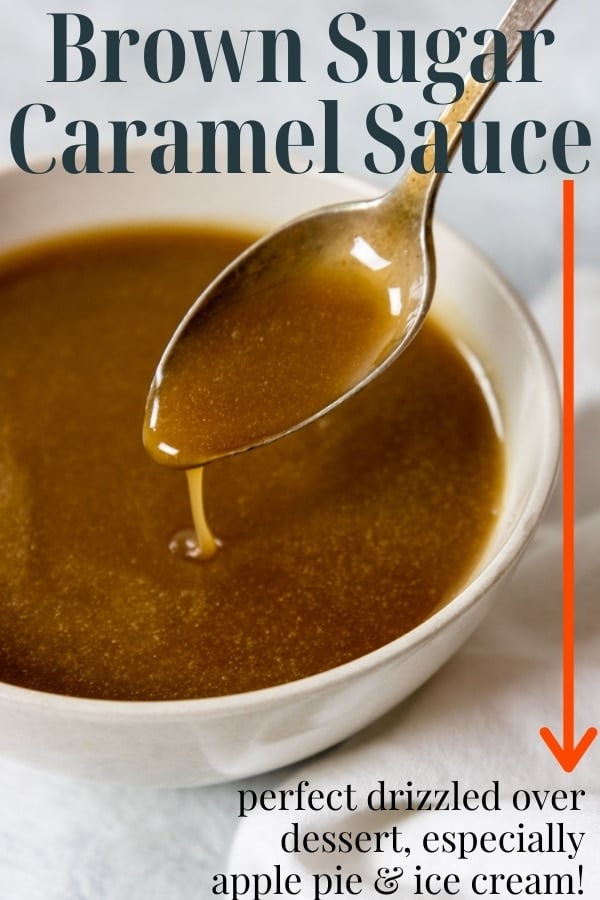 Brown Sugar Caramel Sauce Simple 4 Ingredient Recipe Mom's Dinner