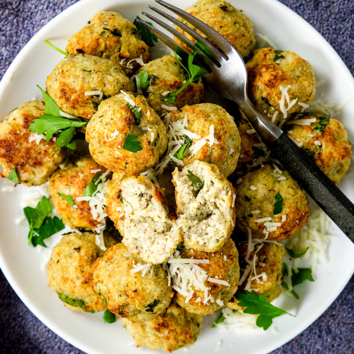 The Best Baked Chicken Meatballs Recipe Cart