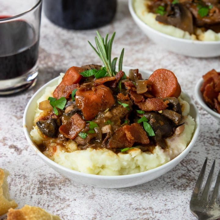 Instant Pot Coq Au Vin Chicken in Wine Mom's Dinner