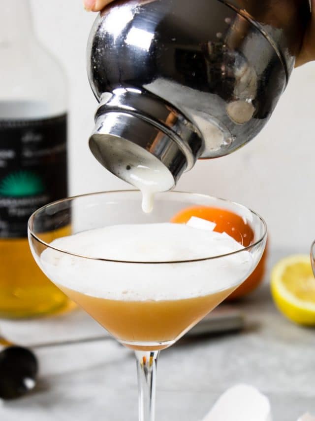 Perfect Tequila Sour Cocktail