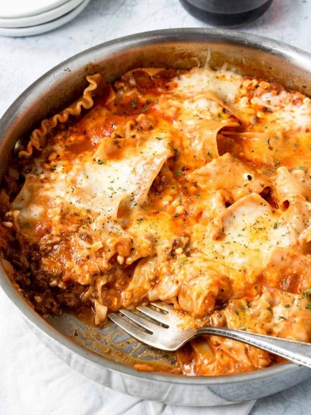 Easy Lasagna Skillet Recipe