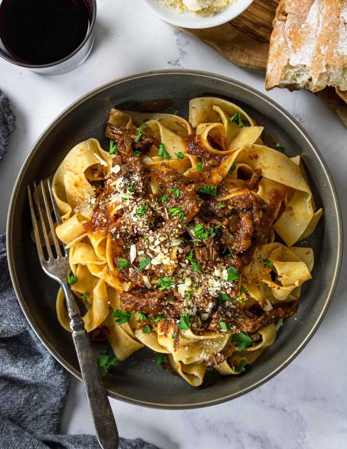 Thick & Hearty Instant Pot Beef Ragu - Mom's Dinner