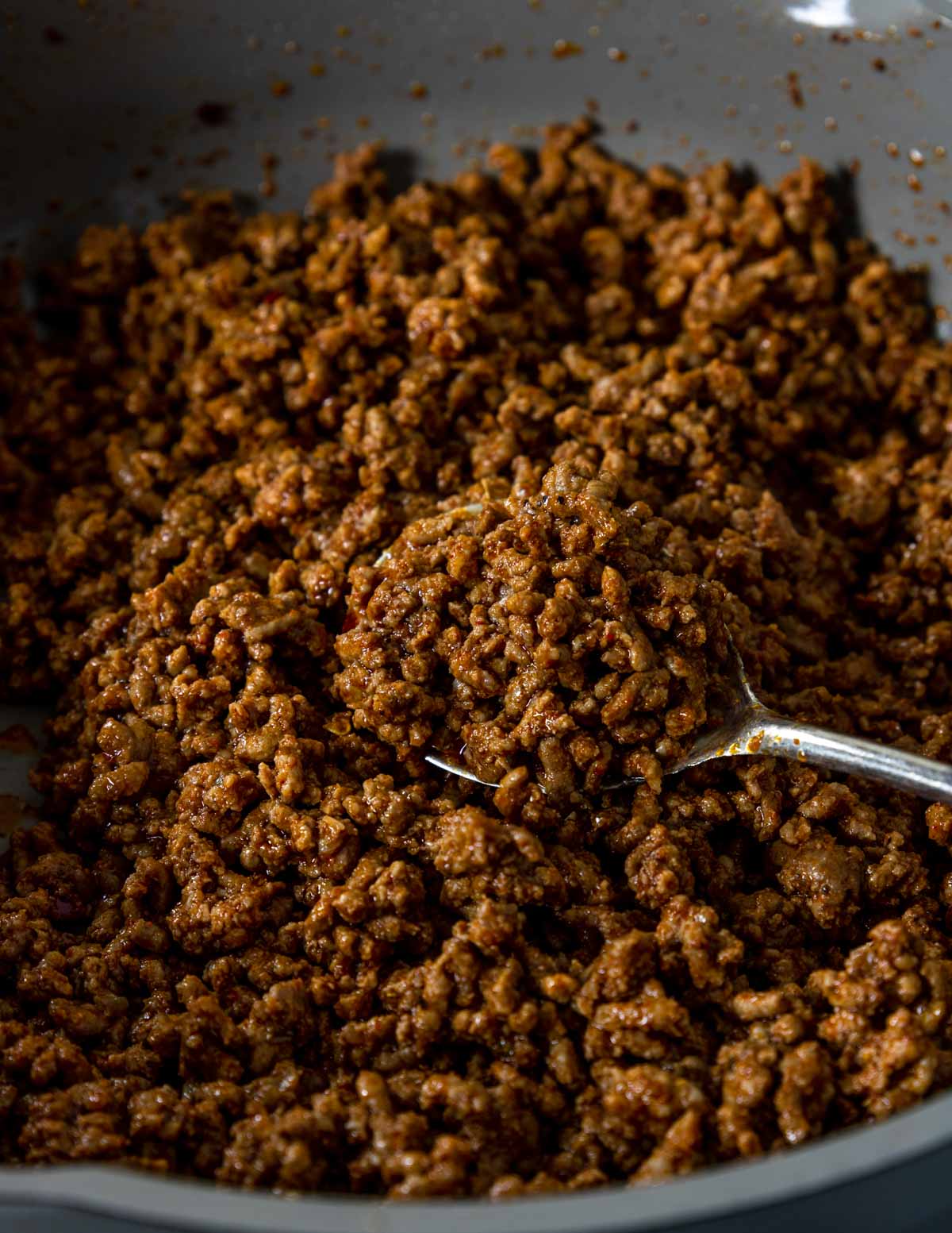 Seasoned ground beef for tacos