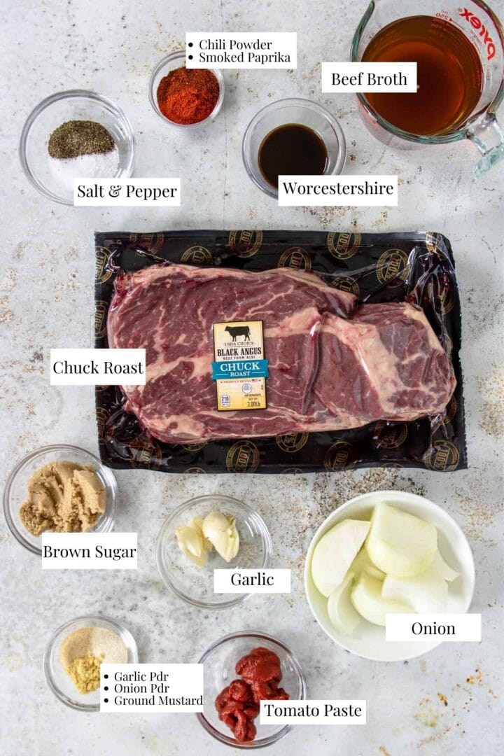 Shredded BBQ Beef (oven or crock pot) Mom's Dinner