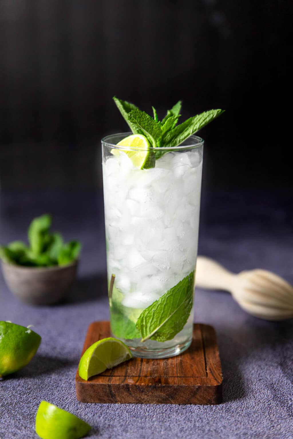 Tequila Mojito Fresh Mint and Lime Cocktail Mom's Dinner