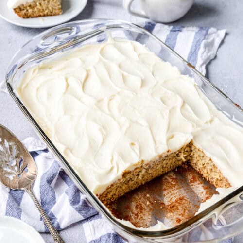 Cream Cheese Frosted Banana Bars - Mom's Dinner