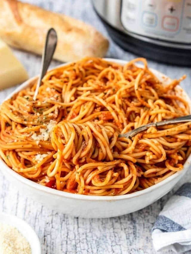 How to Make Instant Pot Spaghetti
