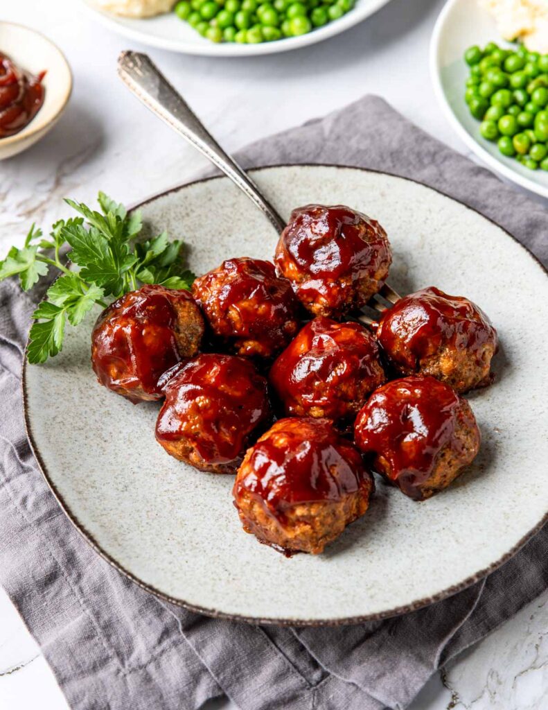 Best Baked BBQ Meatballs