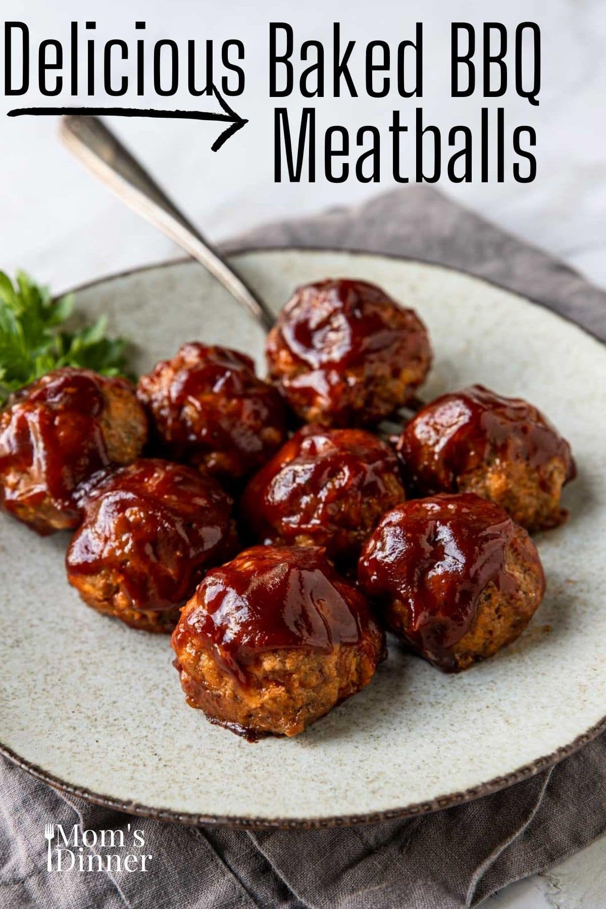 Best Baked BBQ Meatballs Mom's Dinner