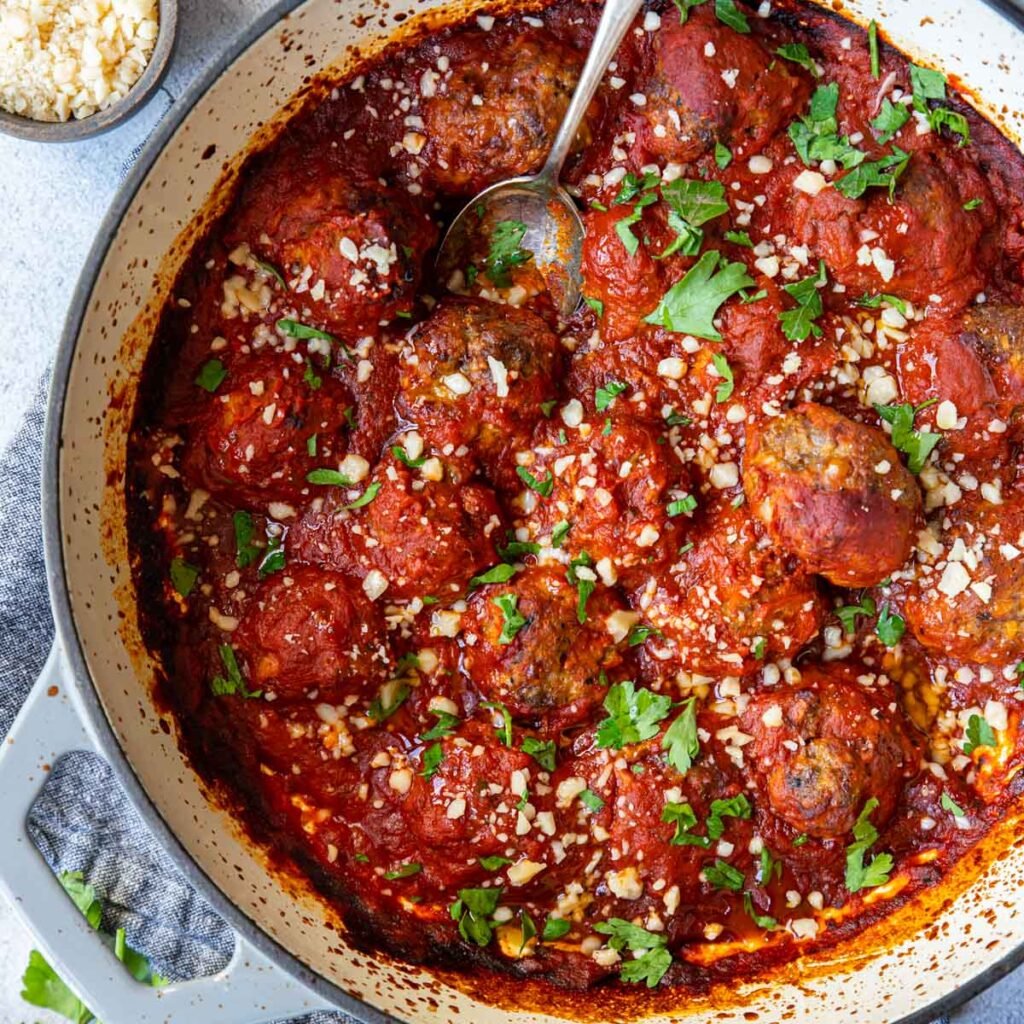 Italian Meatballs in a Marinara Sauce