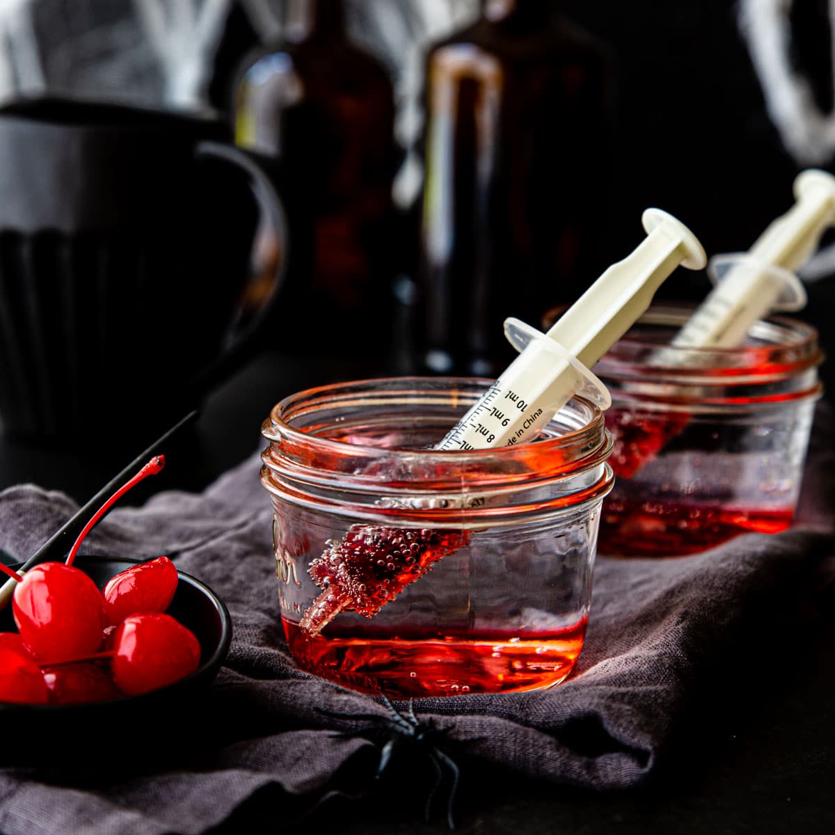 Bloody Shirley Temples - A Great Halloween Mocktail