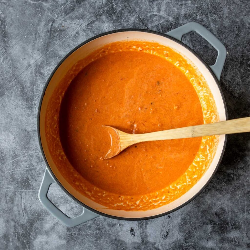 tomato cream sauce