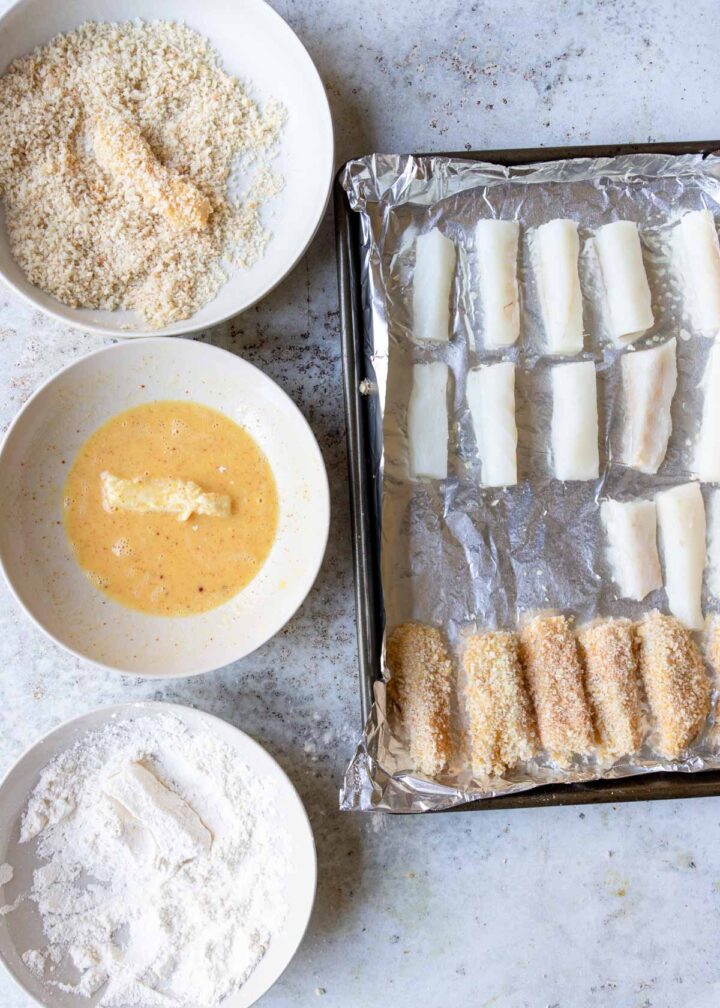 Homemade Crispy Fish Sticks (Baked)- Mom's Dinner