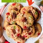pinterest image with cookies