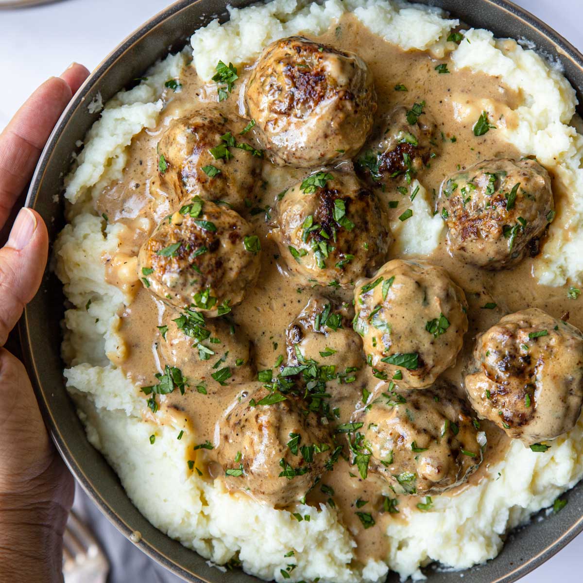 Mom's Swedish Meatballs - Served From Scratch