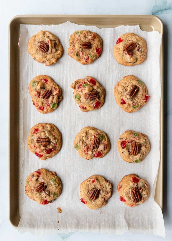 Classic Holiday Fruitcake Cookies