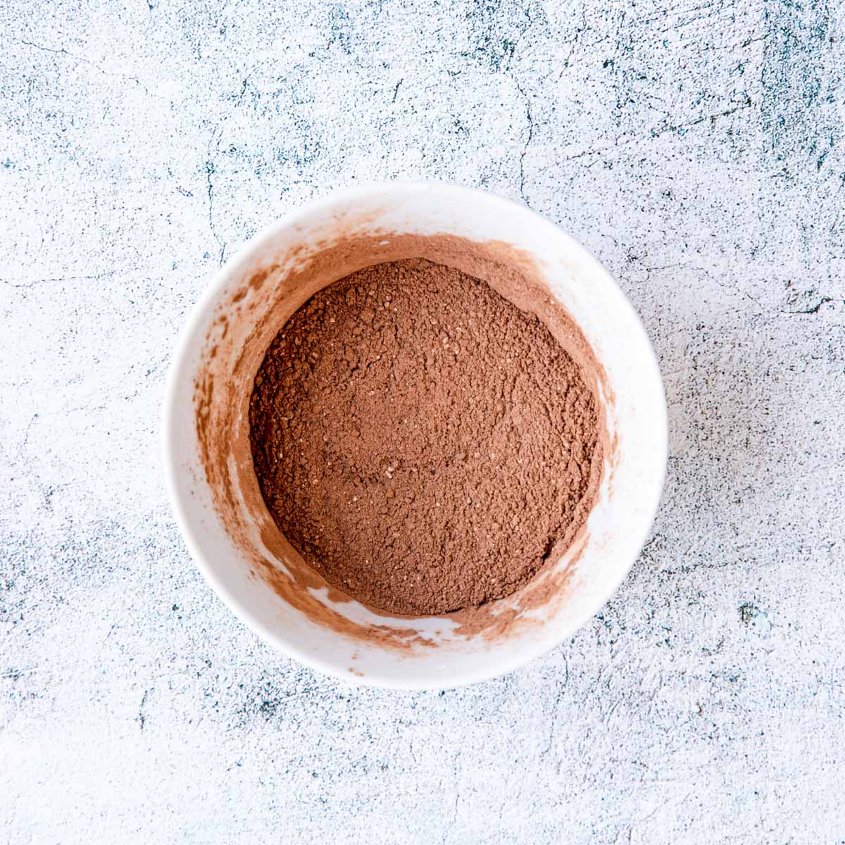homemade hot cocoa mix in a bowl