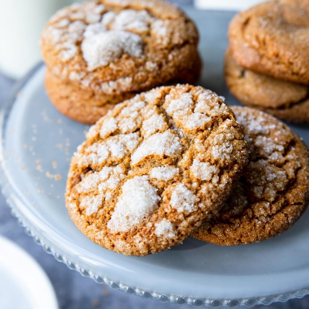 Old Fashioned Molasses Crinkle Cookies Mom's Dinner